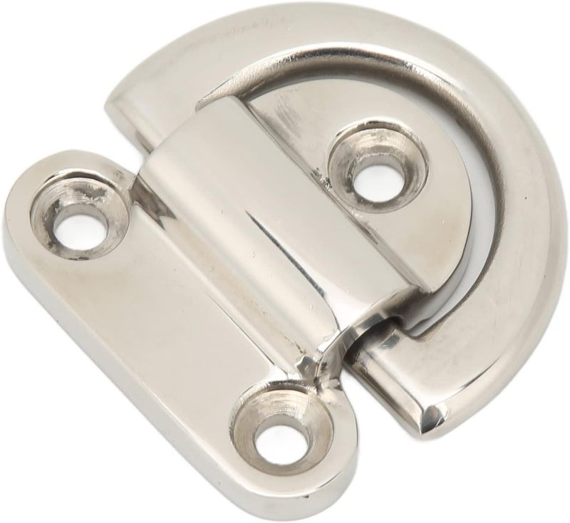 woobles Folding Pad Eye, 60x58mm Dring, Stable Mooring for Trailer, Truck, Boat, Yacht - Image 5